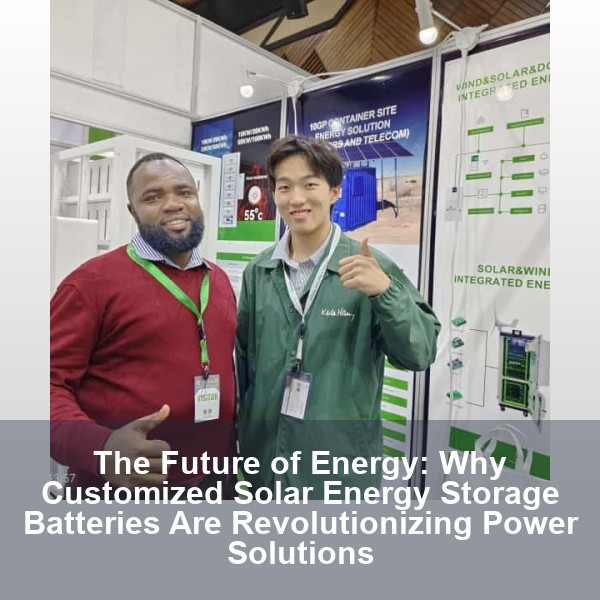 The Future of Energy: Why Customized Solar Energy Storage Batteries Are Revolutionizing Power Solutions